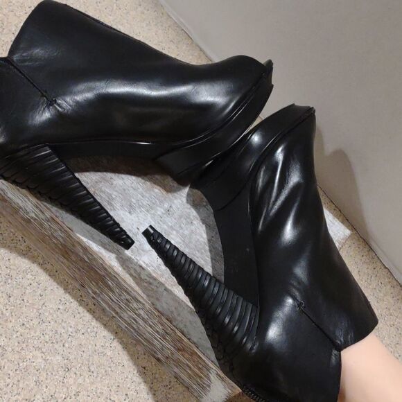 👍  B Makowsky Funky Vintage Leather Heels Dancer S&M 5" Heel  Size 10 M  A11 - Picture 8 of 8